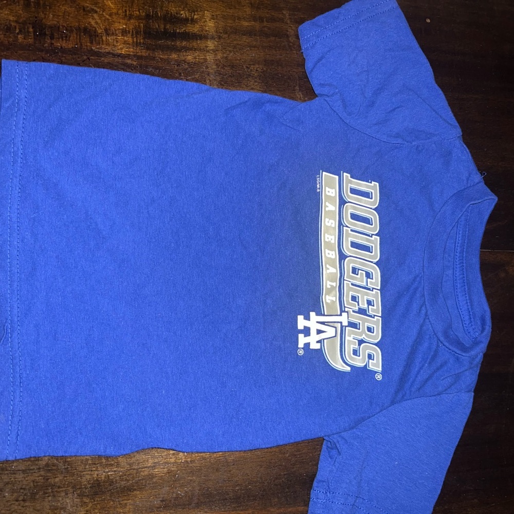 Genuine Merchandise Blue Dodgers Baseball Tee